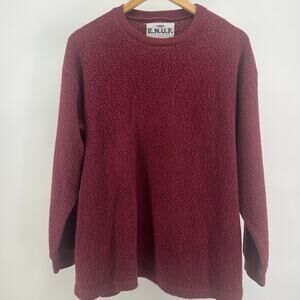 Vintage 80s ENUF Crewneck Sweater Made in USA Large